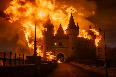 Wie entsteht ein Burg Feuer und wie kann man es verhindern?