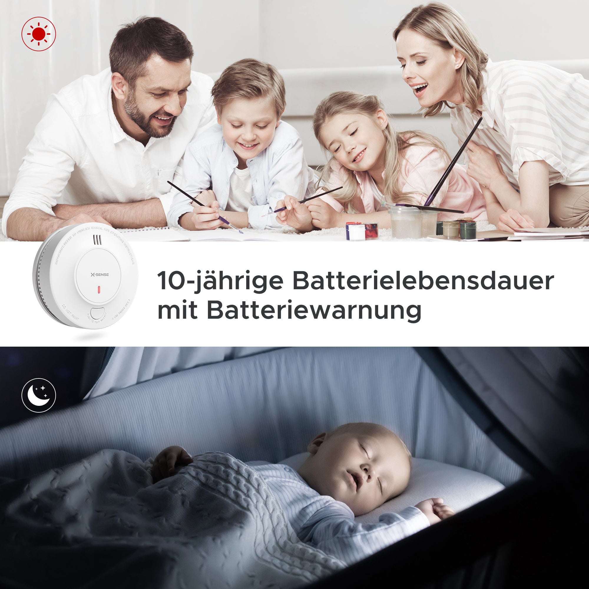 SD2J0AX Unabhängiger Rauchmelder