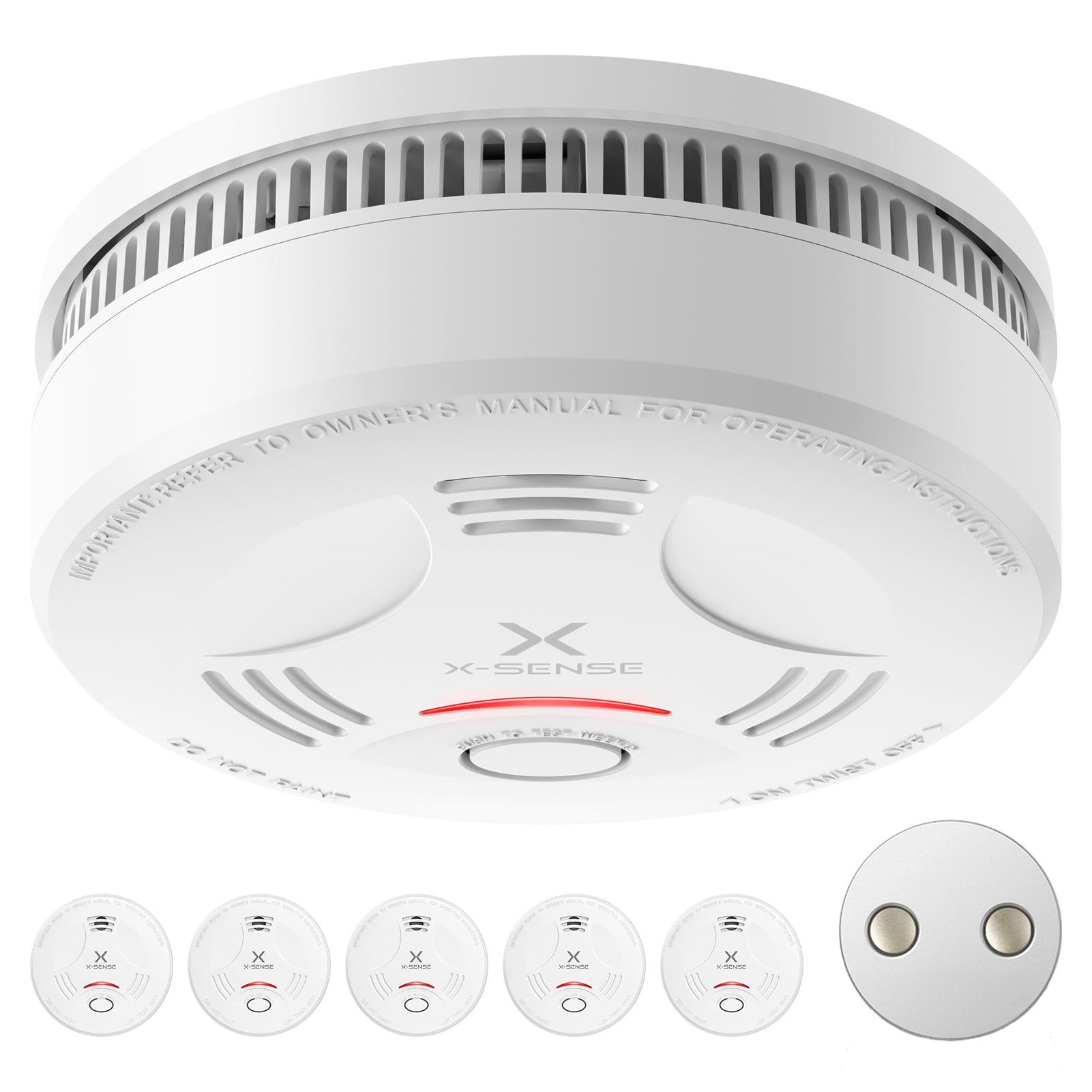 SD11 Unabhängiger Rauchmelder mit magnetischer Montage