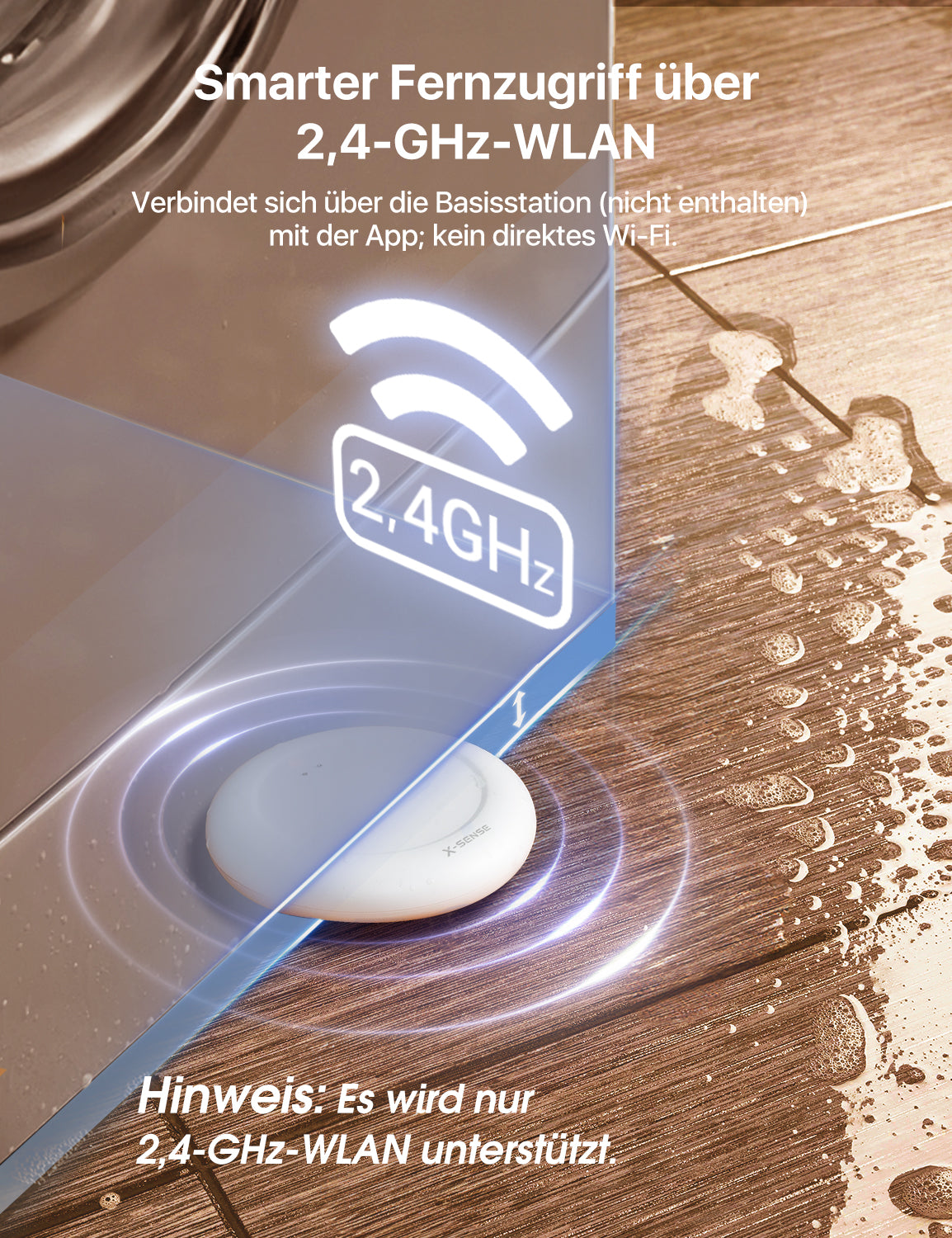SWS0A ermöglicht intelligente Fernverbindungen über 2,4-GHz-WLAN.