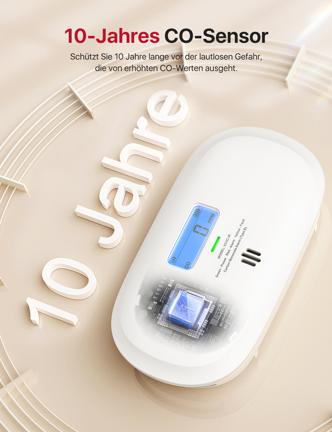 XC0C-iR Smarter Kohlenmonoxidmelder