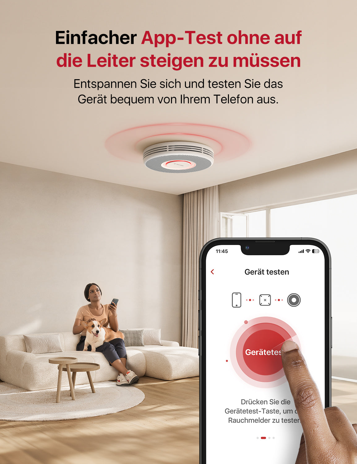 XS0B-MR Intelligenter Vernetzter Rauchmelder