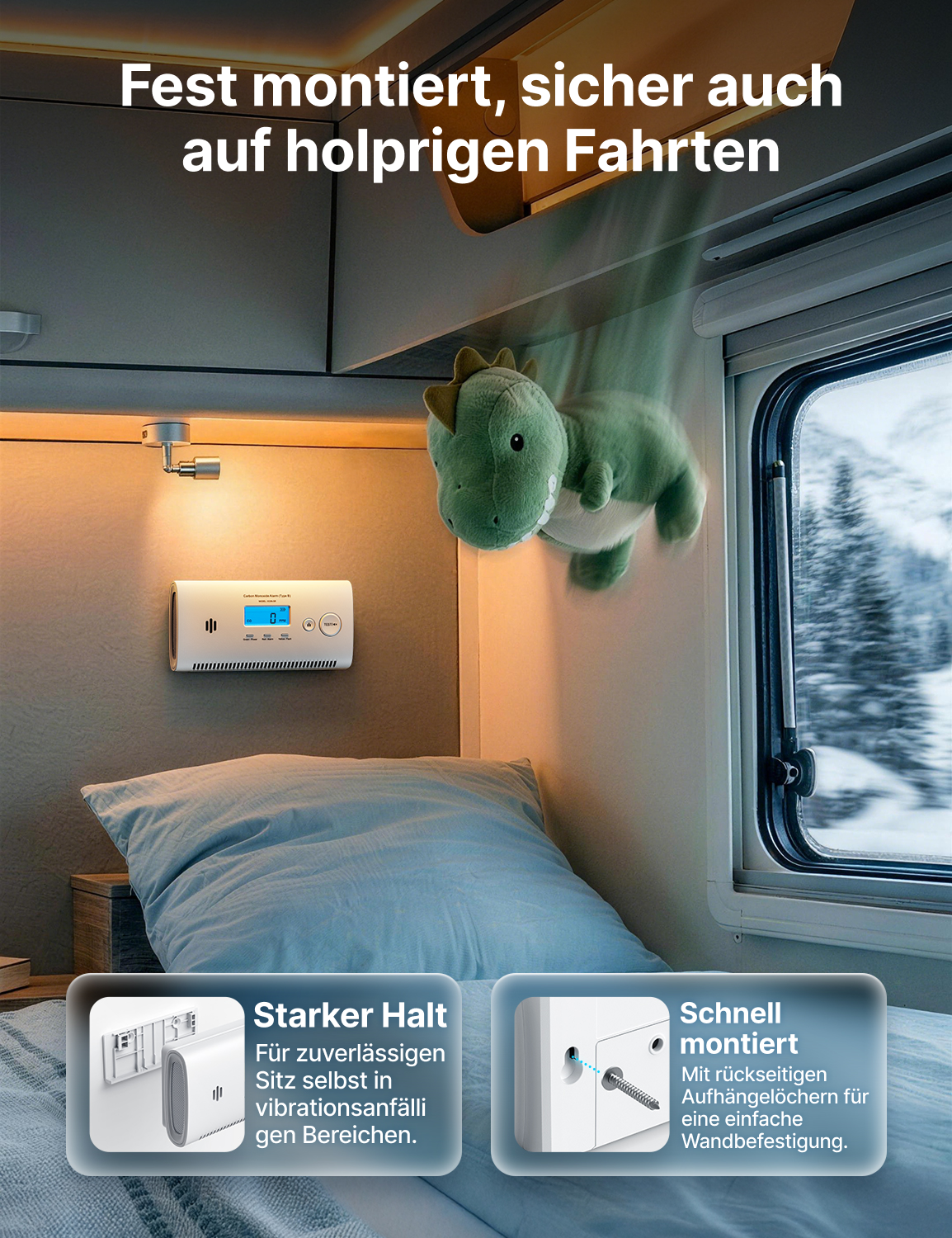 XC0N-SR Unabhängiger Kohlenmonoxidmelder