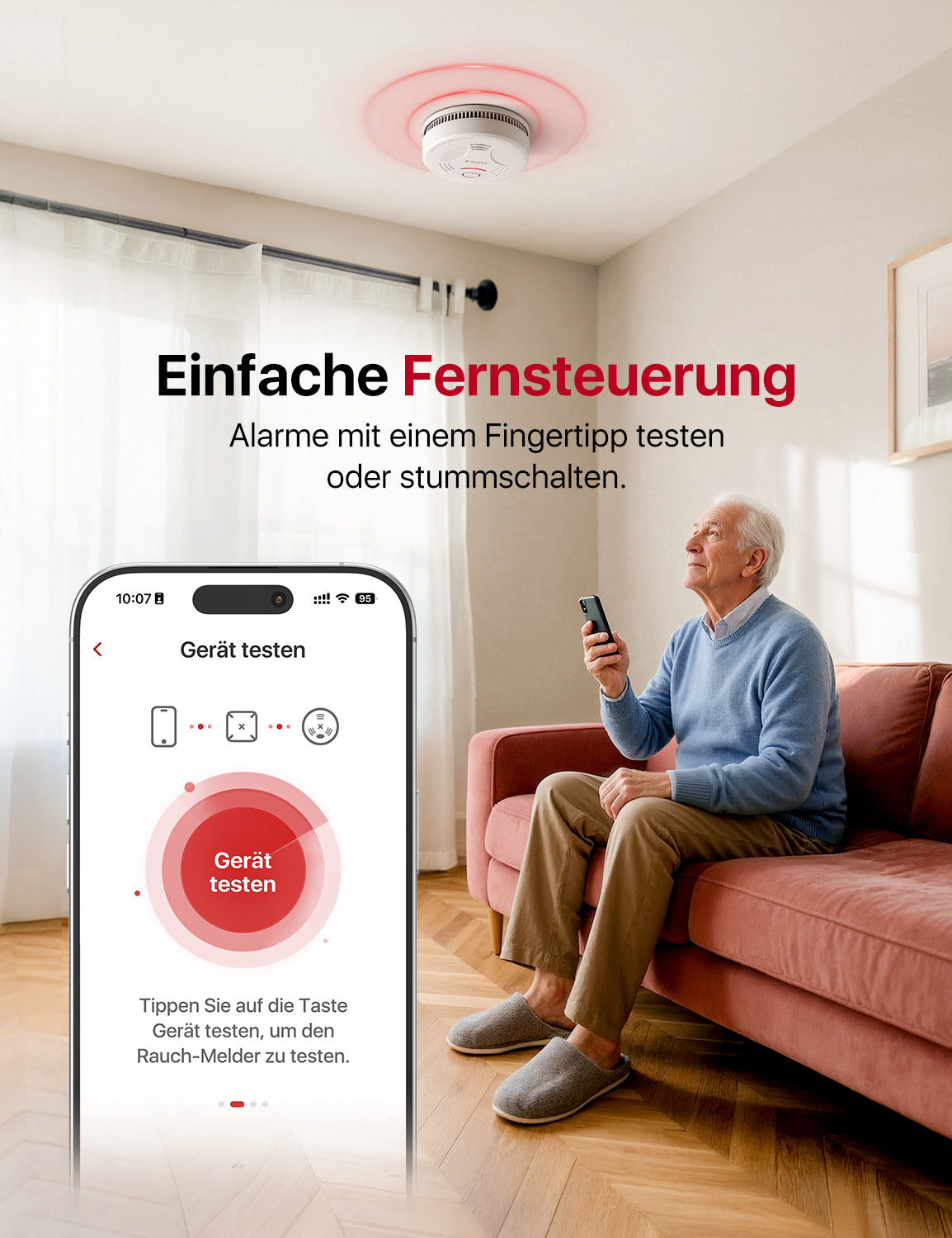 SD11-MR Smarter Vernetzter Rauchmelder