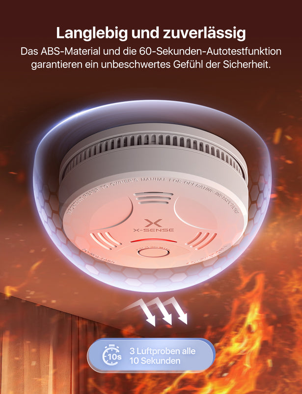 SD11 Unabhängiger Rauchmelder mit magnetischer Montage