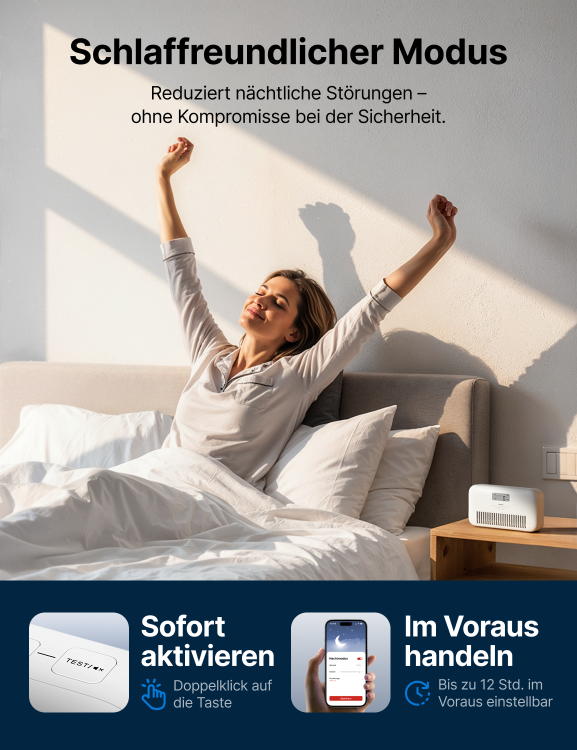 XC0M-iR Smarter Kohlenmonoxidmelder