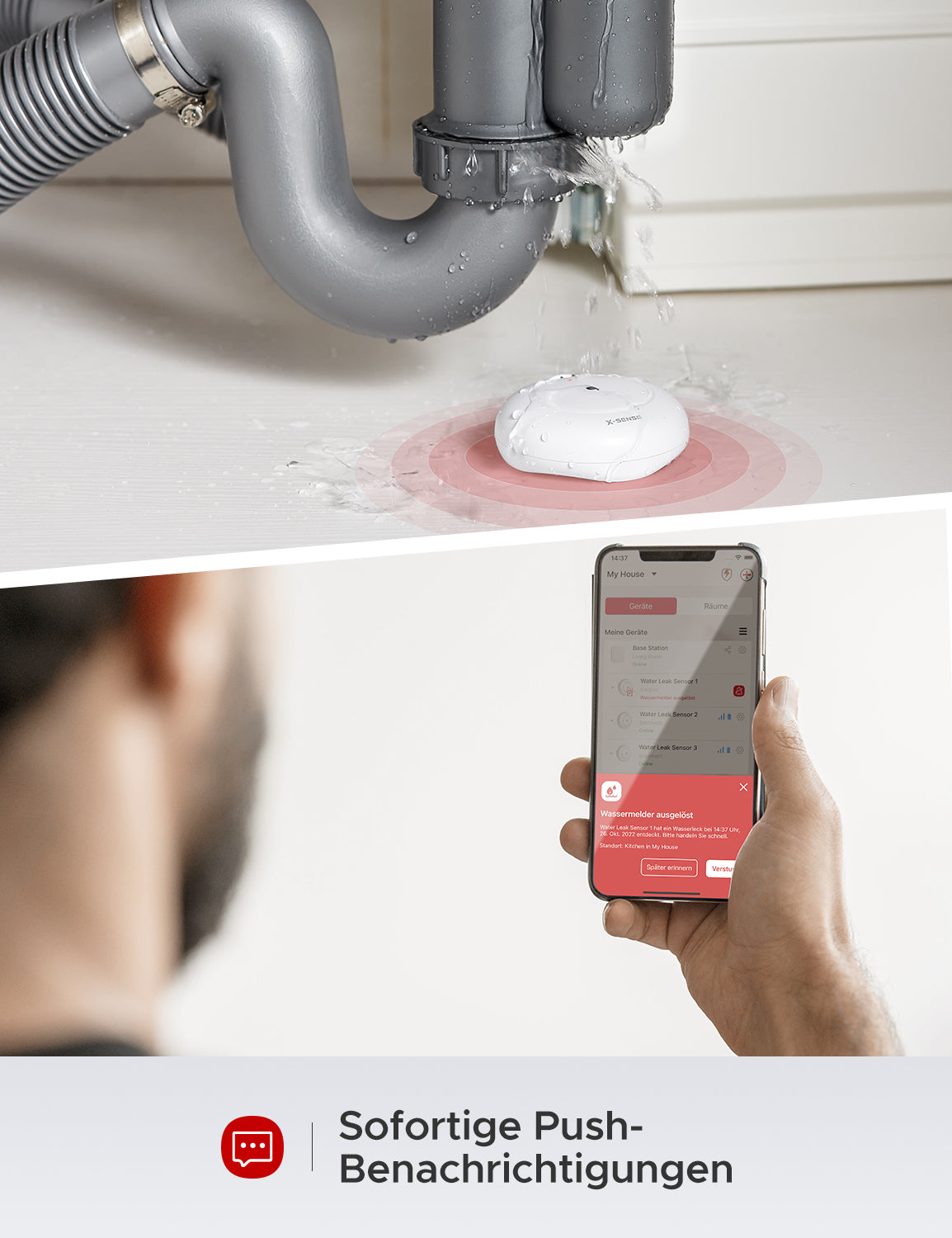 SWS51 Smarter Wasserleckmelder