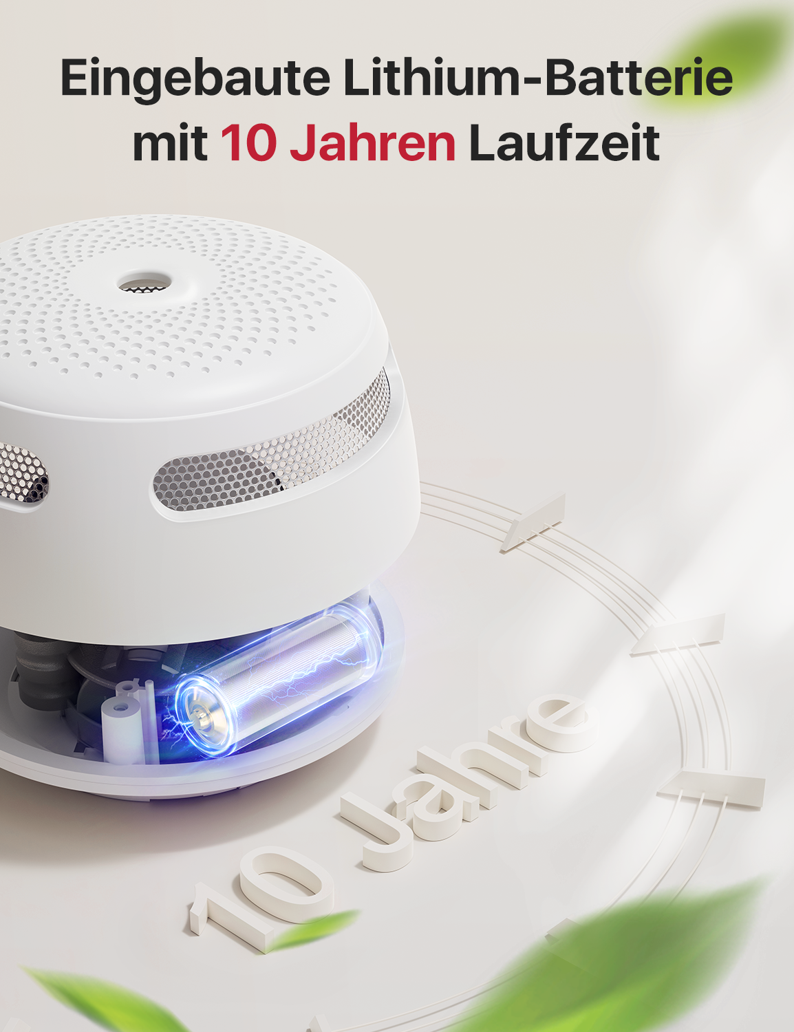 XS01 Rauchmelder mit Magnethalterung