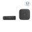 Ein schwarzer X-SENSE SMA51 Briefkastenalarm und eine schwarze SBS50 Basisstation.