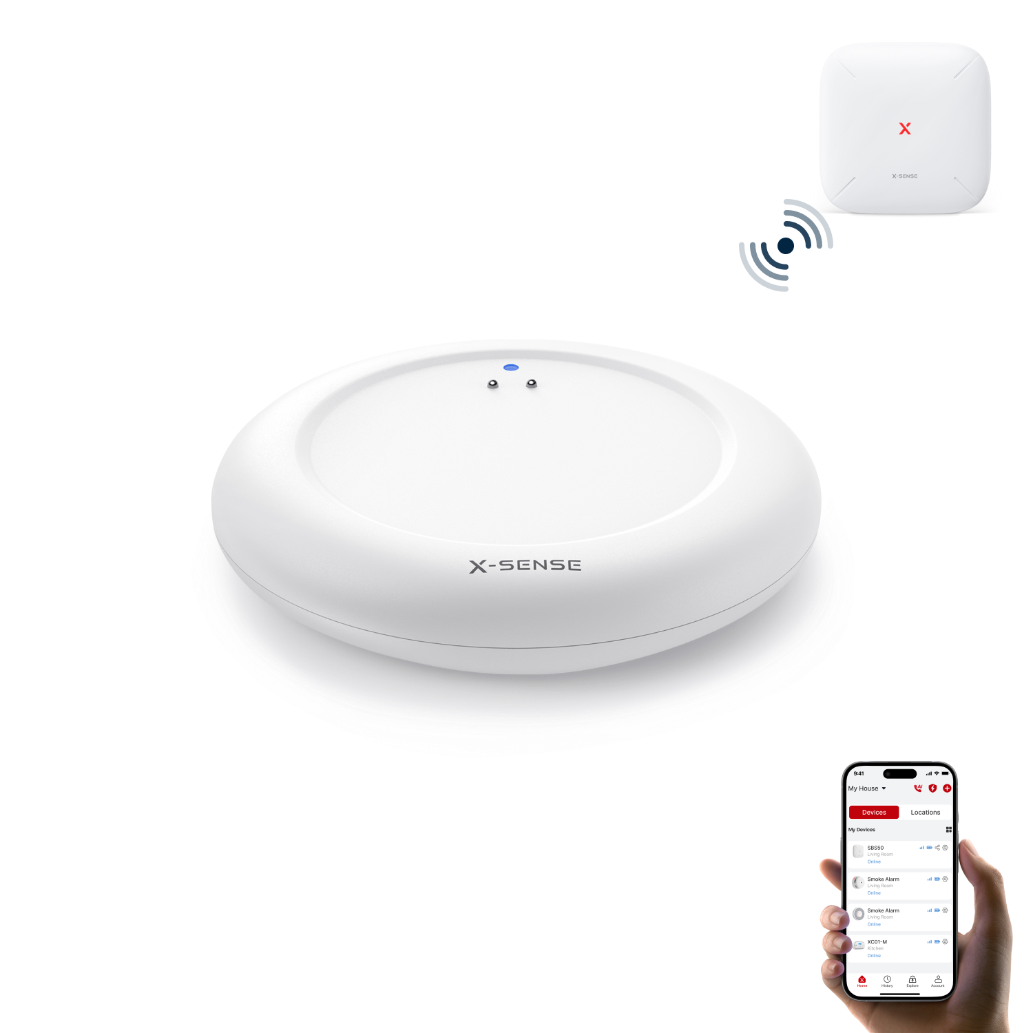 SWS0A Ultraflacher Smarter Wasserleckmelder