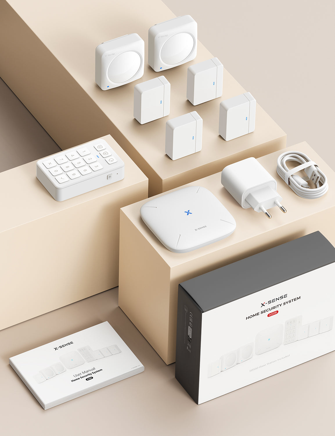 Eine vollständige Präsentation des X-SENSE AS08-Kits