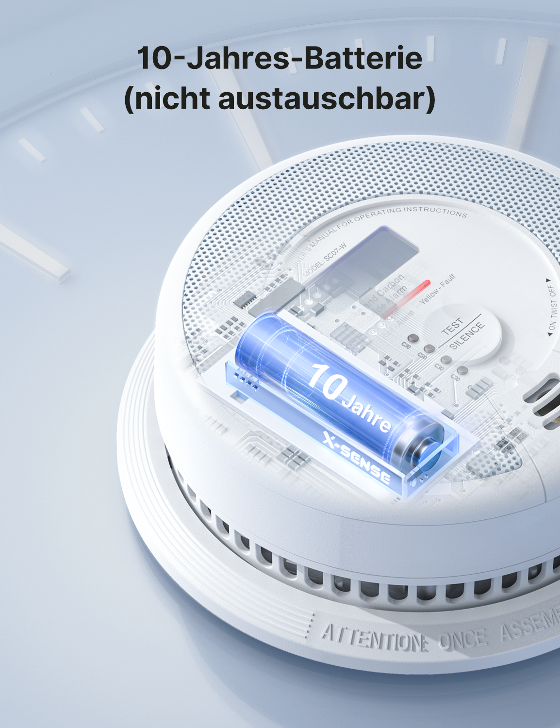 SC07-W Funkvernetzter Rauch- und Kohlenmonoxidmelder
