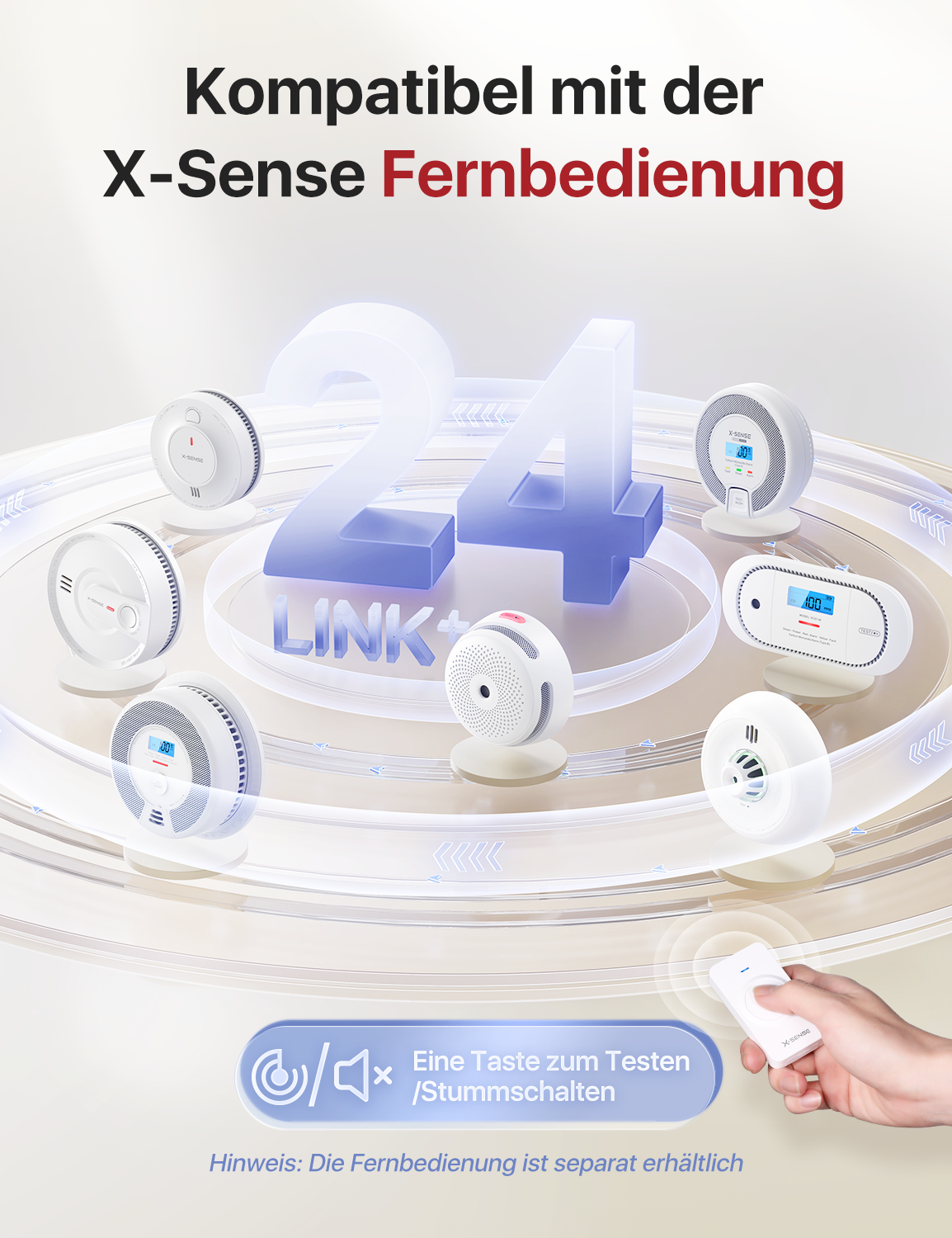 XS01-WR Funkvernetzter Rauchmelder