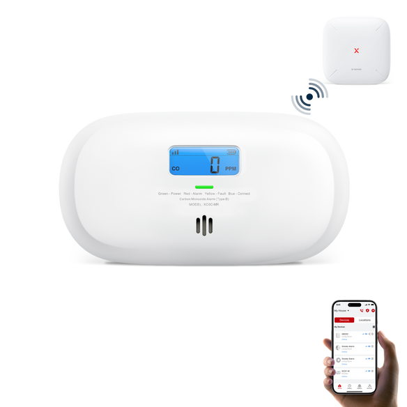 XC0C-MR Smarter Vernetzter Kohlenmonoxidmelder
