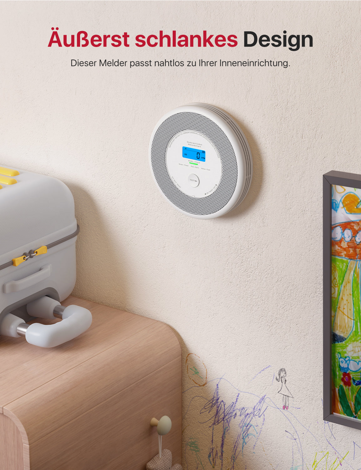 XP0A-iR Smarter Rauch- und Kolenmonoxidmelder