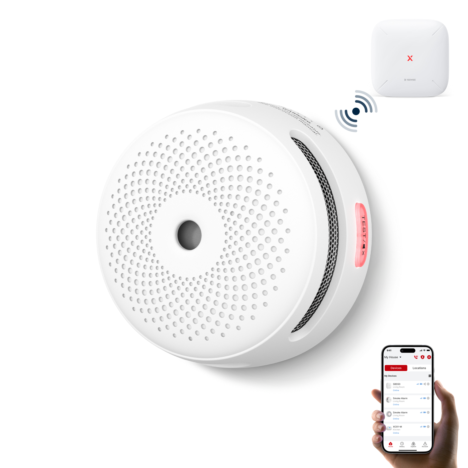 XS01-M Smarter Vernetzter Rauchmelder