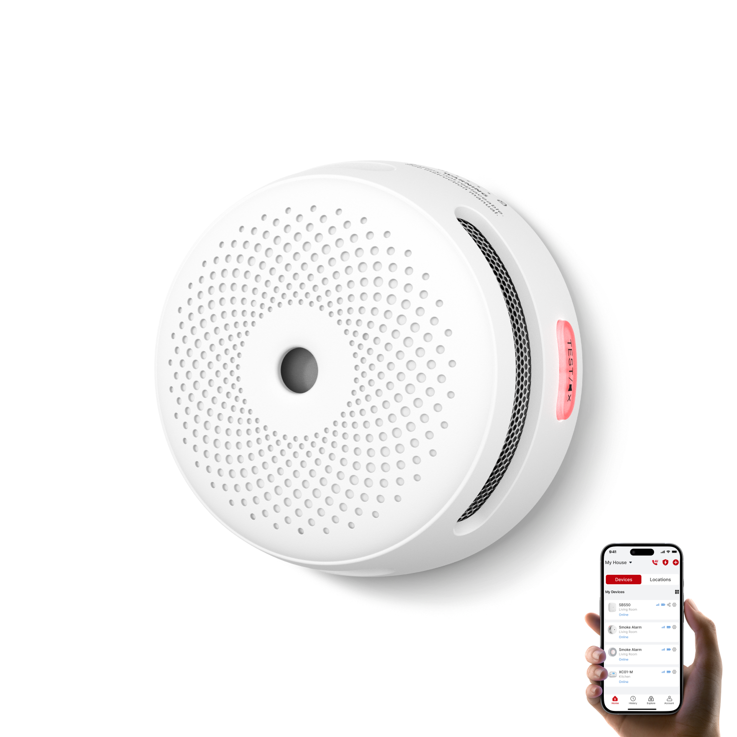 XS01-WX Smarter Rauchmelder