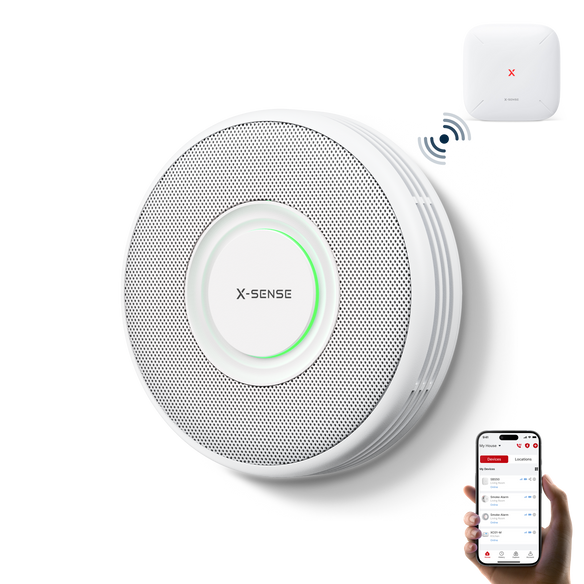 XS0B-MR Smarter Vernetzter Rauchmelder mit Sprachalarm